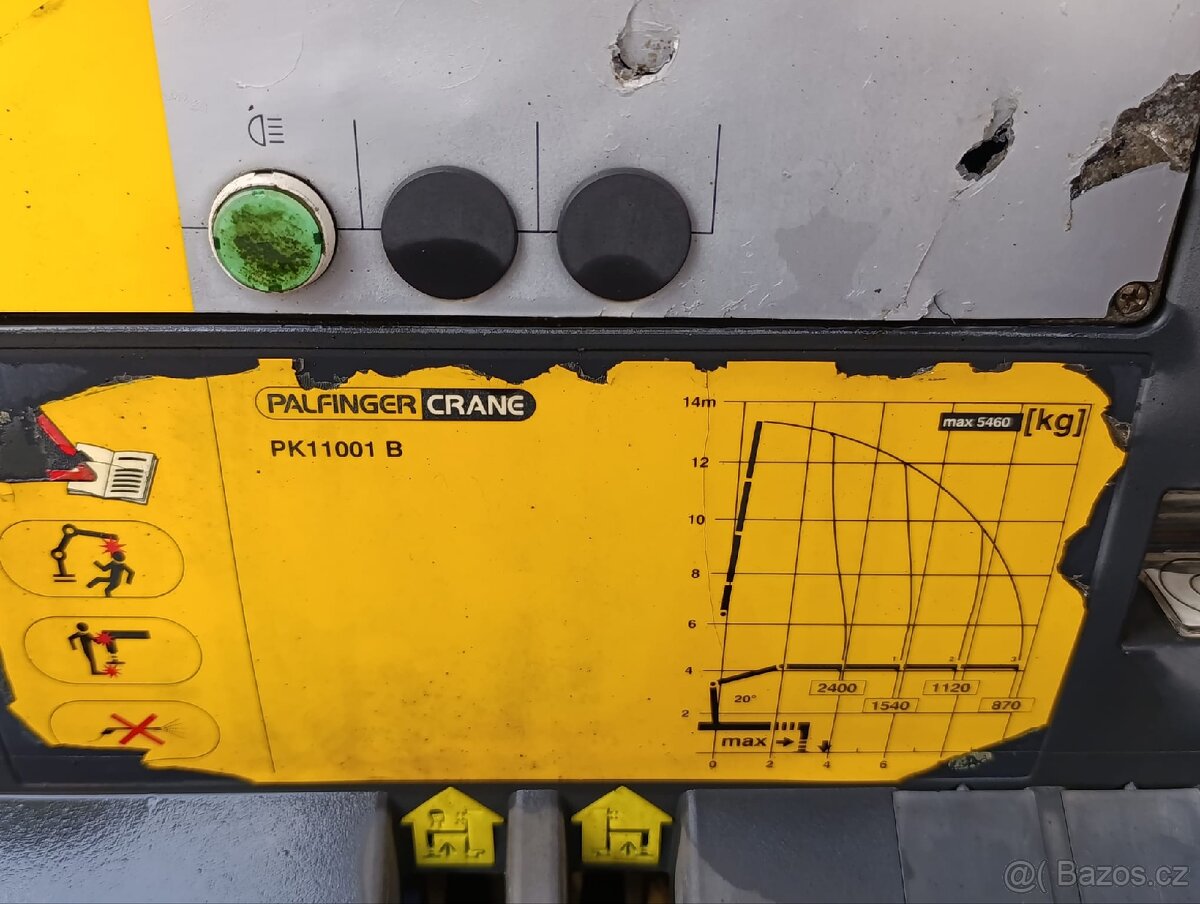 Hákový nosič kontejnerů + HR DAF CF75.310 - 12
