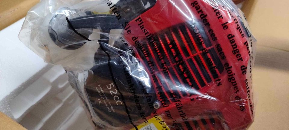 Benzínový zametací kartáč - nepoužitý v original obalu - 12