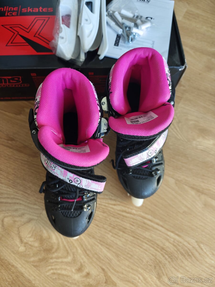 Dětské kolečkové brusle NILS - 12