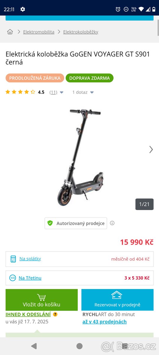 GoGEN GT S901 nová + prodloužená záruka - 12