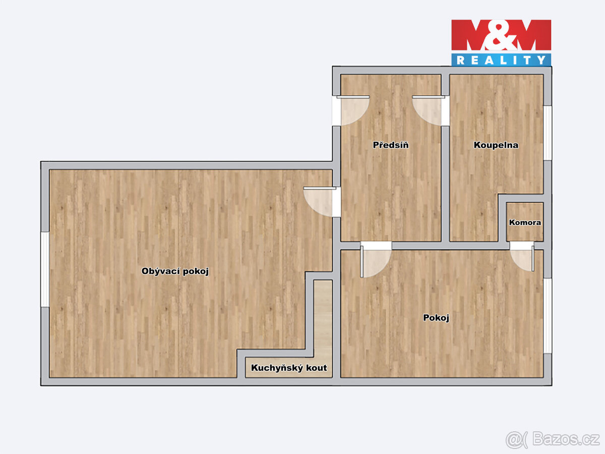Prodej bytu 2+kk, 46 m², Ostrava, ul. Nádražní - 12
