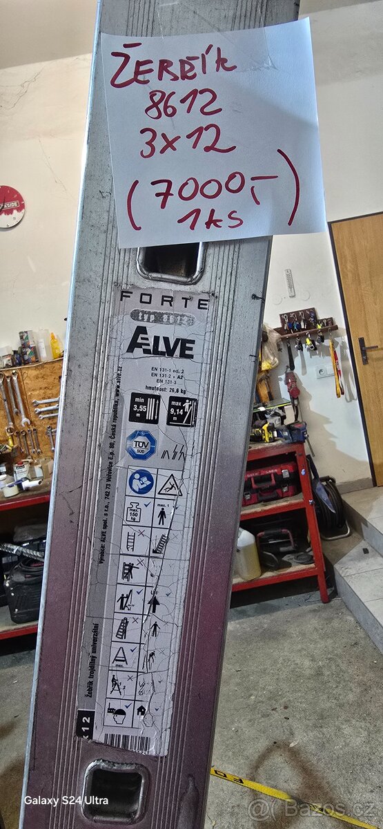 Žebříky a schůdky ALVE + držáky žebříků - 12