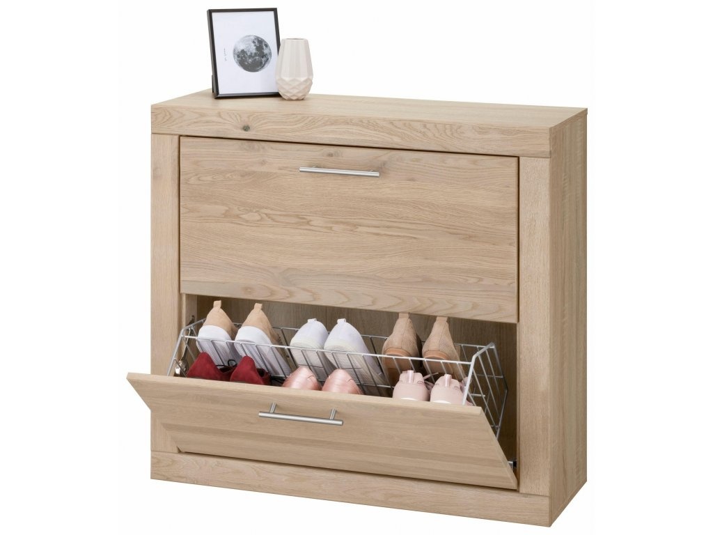 Předsíňová / chodbová stěna - Divoký dub masiv - 12