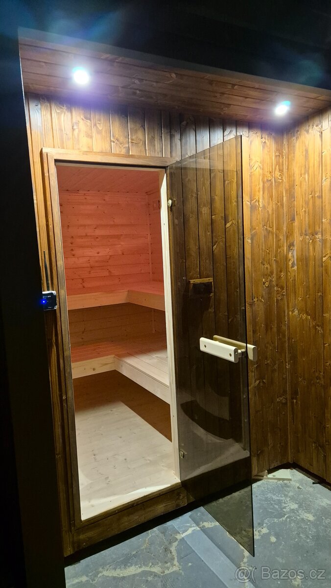 Sauna 200x280cm s předsíní pro 6-8 osob - 12