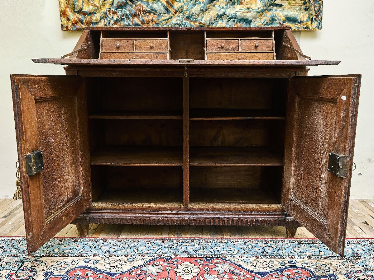 Klasicistní komoda se sekretářem - Originál - 12