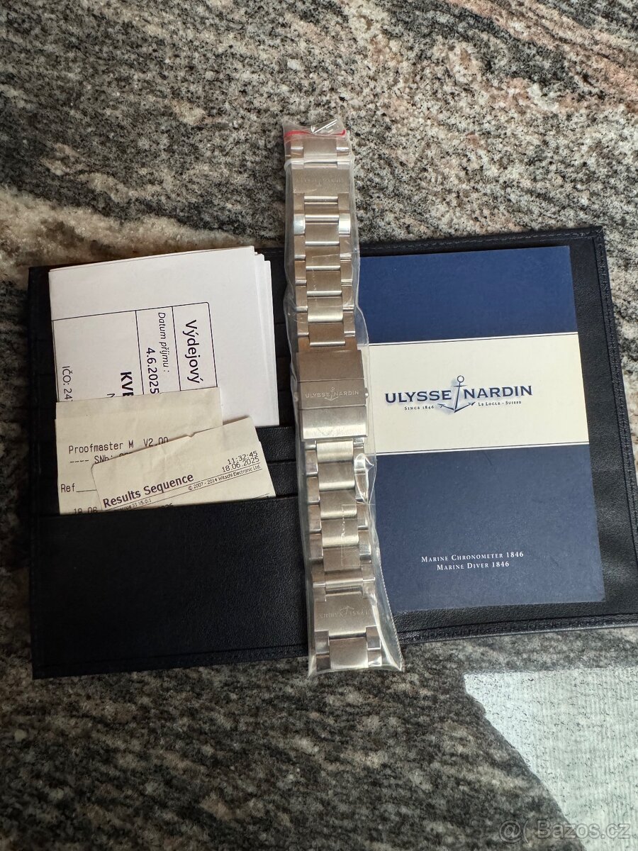 Ulysse Nardin Marine Diver, Chronometr, ocel. náramek+kaučuk - 12