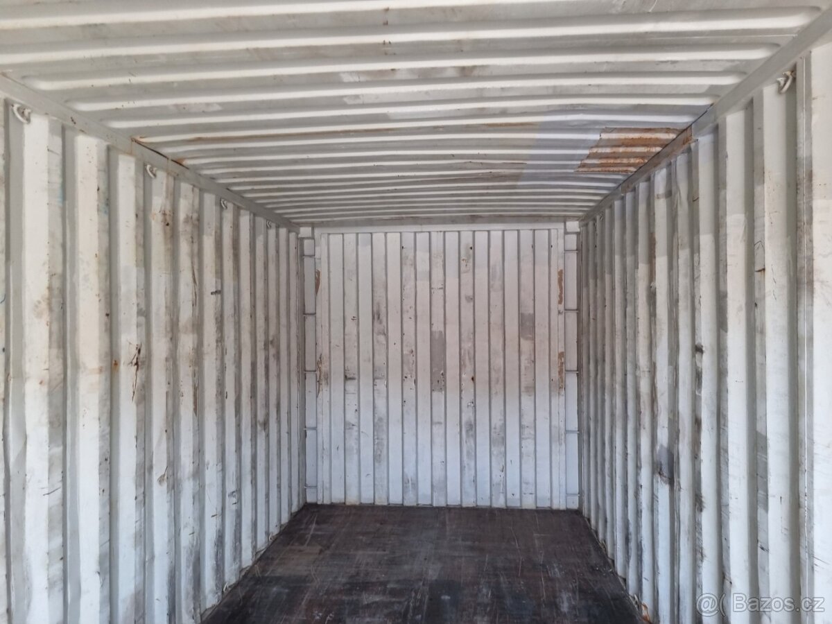 Lodní kontejner v solidním stavu ideální- volba pro sklad - 12