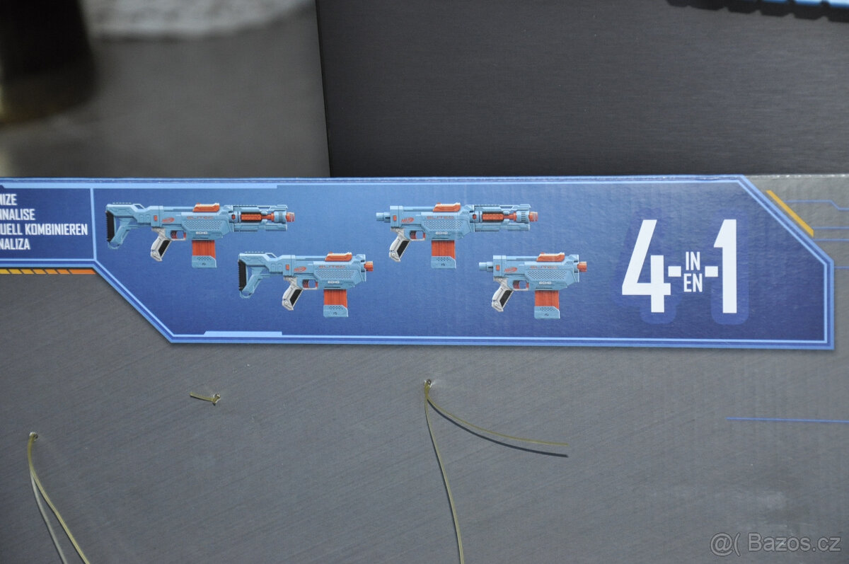 Nerf Elite 2.0 Echo CS-10 blaster + Nerf ramení popruh, šipk - 12