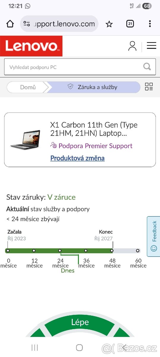 Notebook LENOVO ThinkPad X1 Carbon Gen 11 - 12