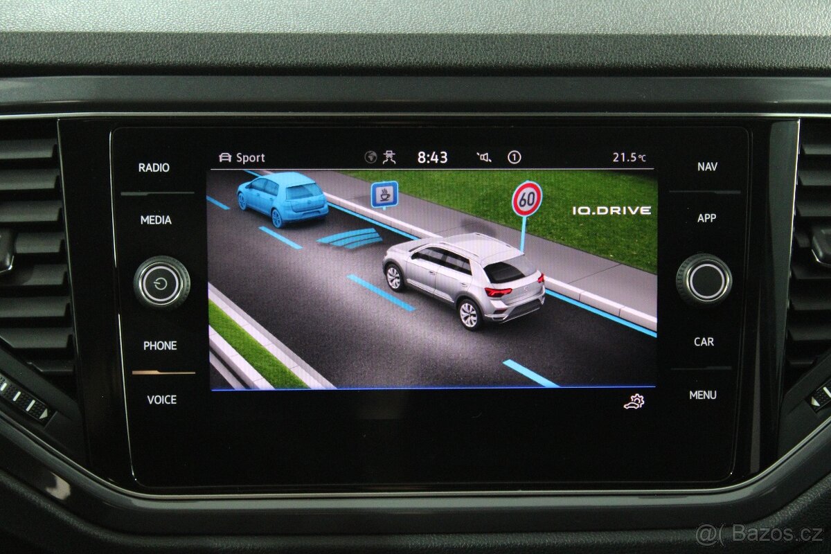 VW T-Roc SPORT 1.5TSI 110kW DSG,ACC,LED,Virtuál,2021,Záruka - 12