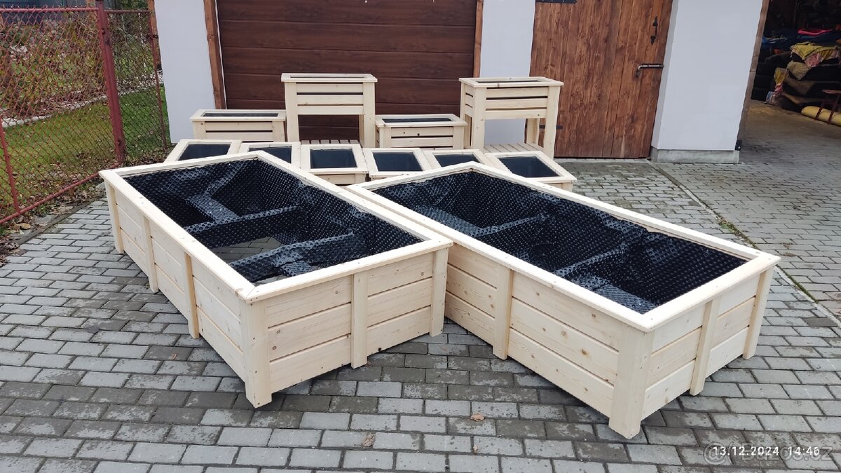 TRUHLÍKY, vyvýšené záhony... Klasik A,B,C,D - 12