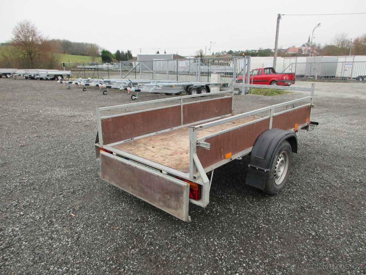 Bazarový přívěs VA 750kg 2,52x1,27/0,30 RE POČ - 12