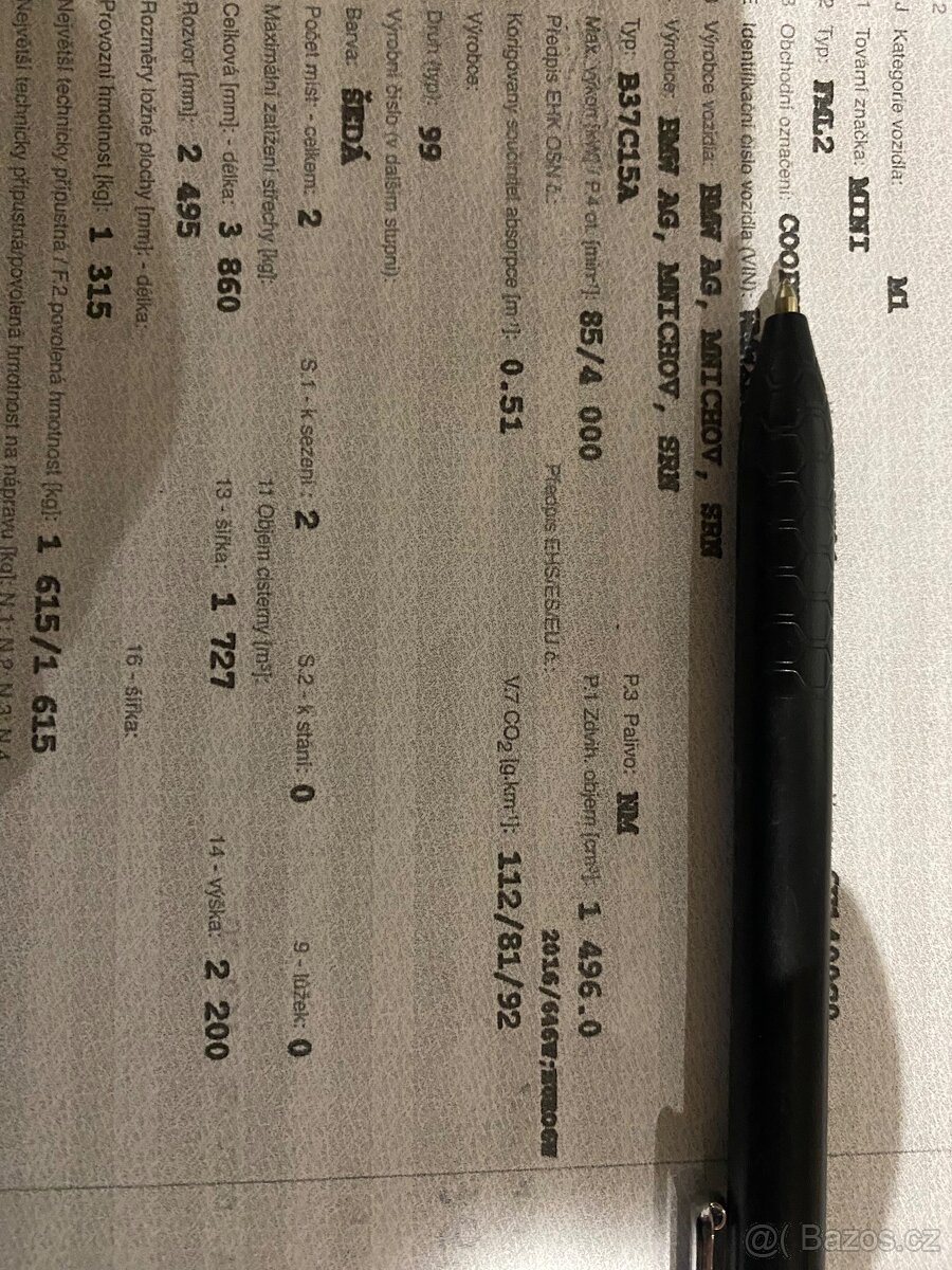 Mini Cooper díly - 12