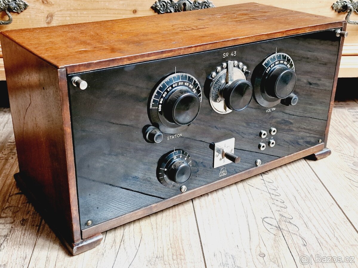 Starožitné rádio Radiola SR43, rok 1926-28 - 12