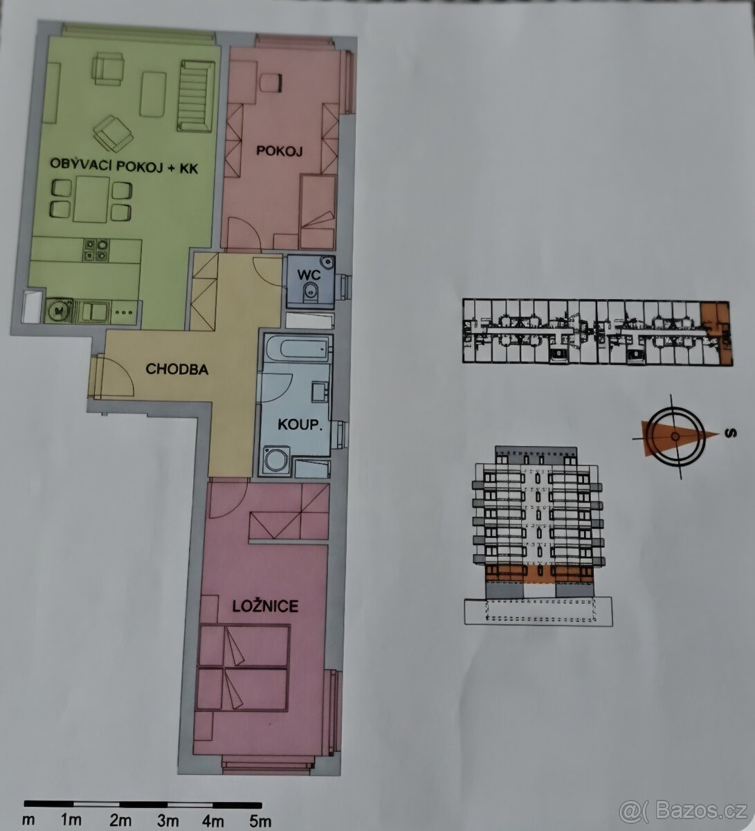 Pronájem bytu 3+kk • 77 m² bez RK - 12