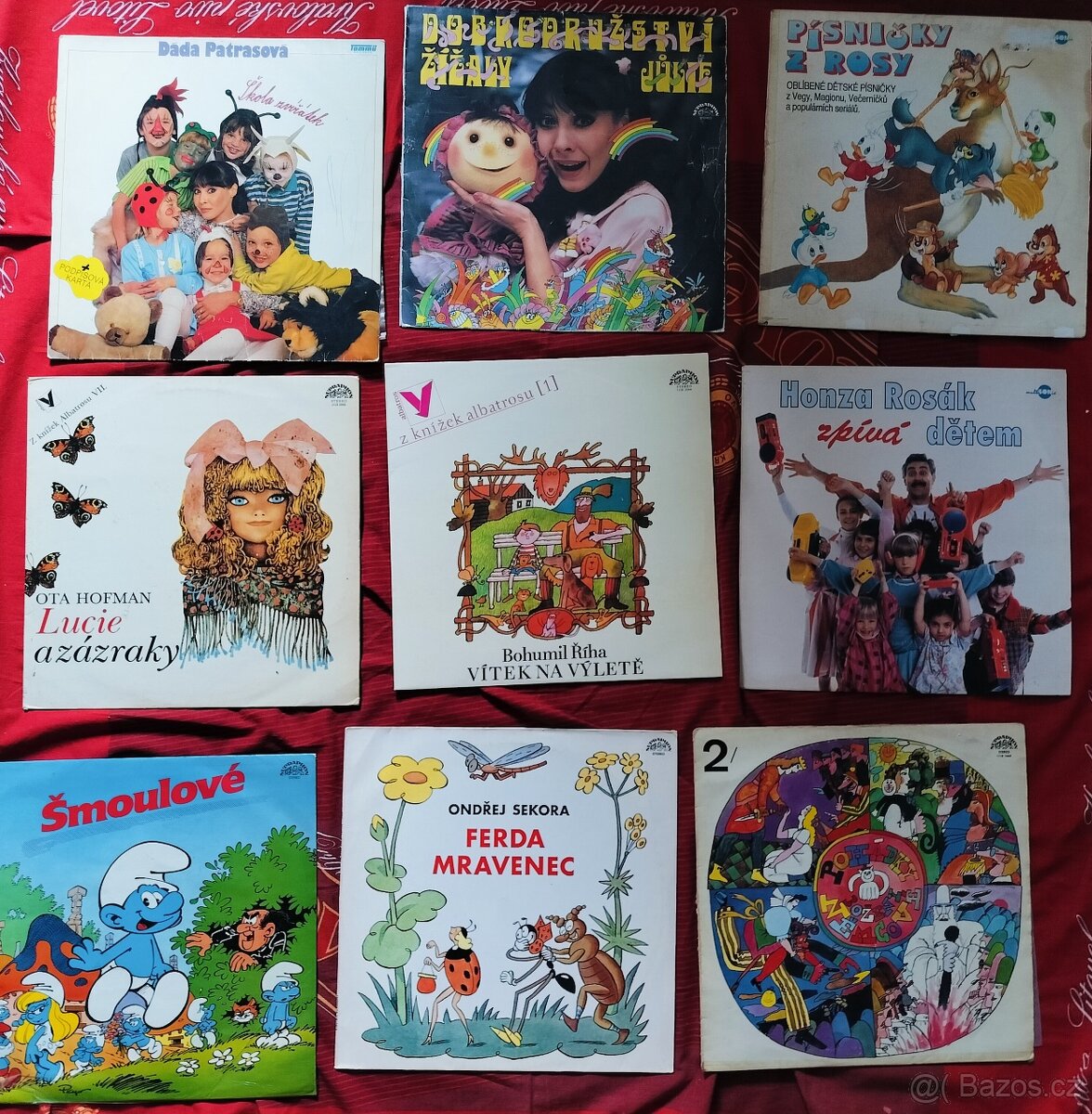 Lp gramofonové desky - pohádky - - 12