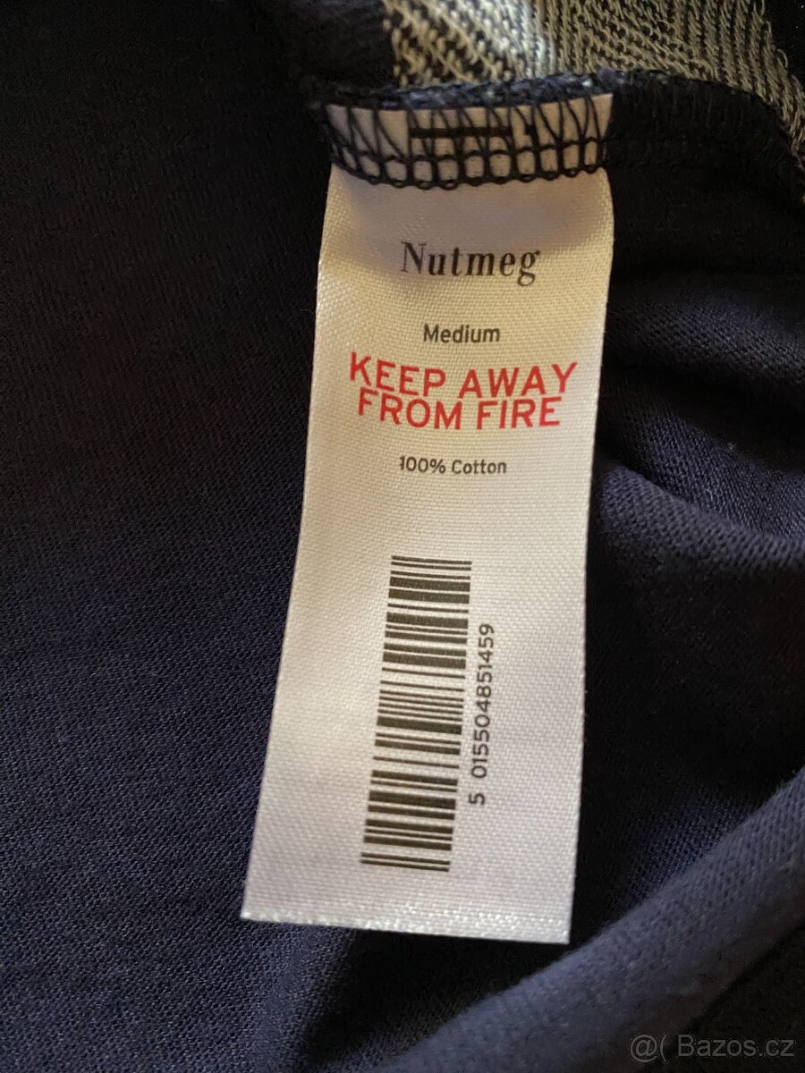 Nové pánské bavlněné triko Nutmeg - M - 12