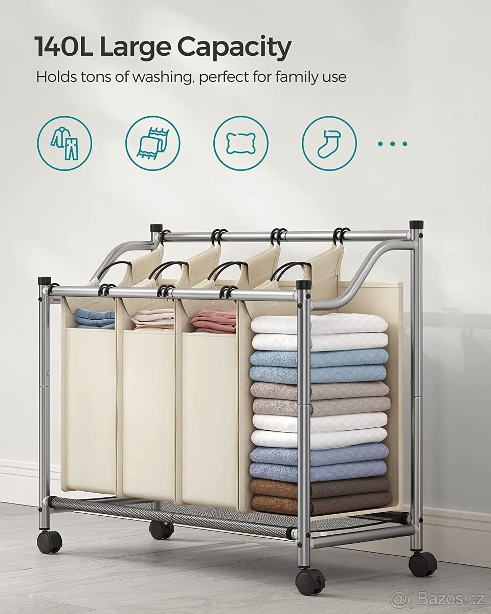 Nový mobilní koš na prádlo - 12