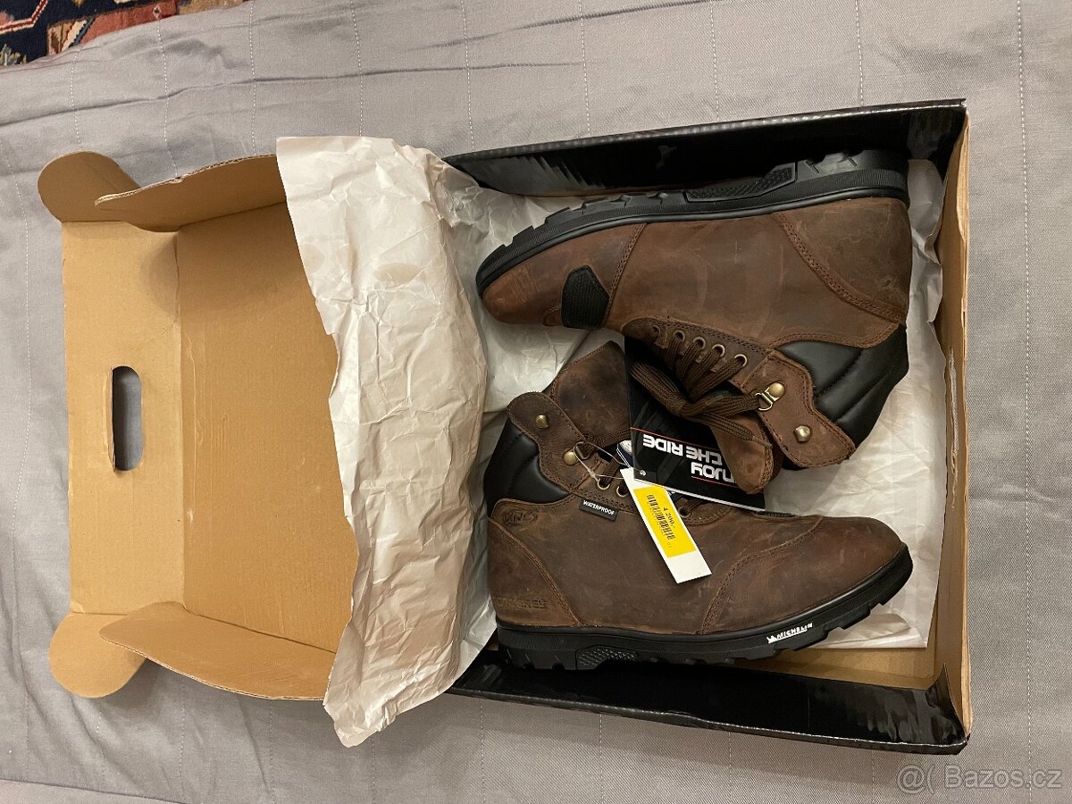 Moto boty XRC MONTEREY WTP, NOVÉ, 41, Vložka: 26 cm - 12