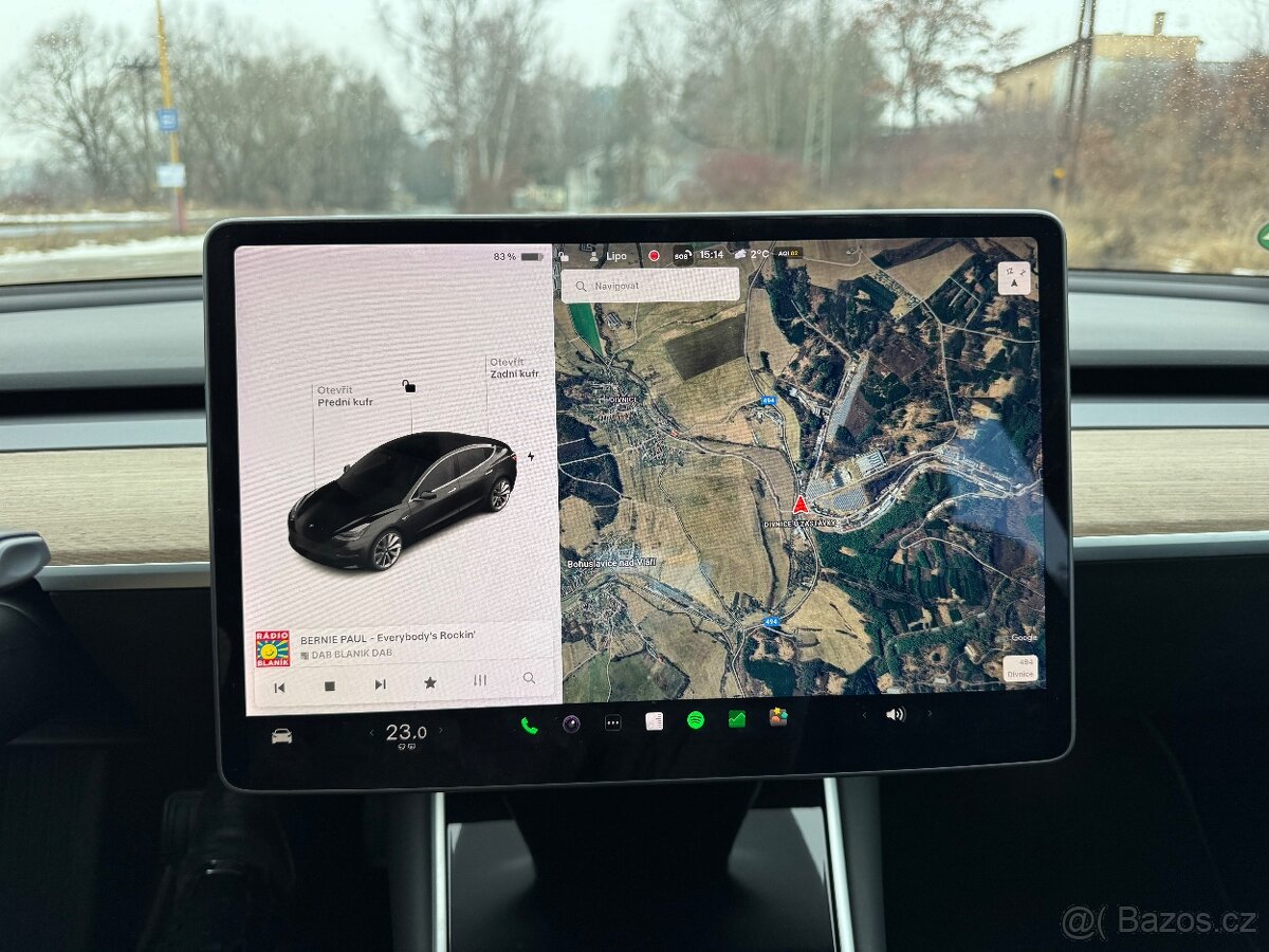 Tesla model 3 long range, 4x4, záruka - 12