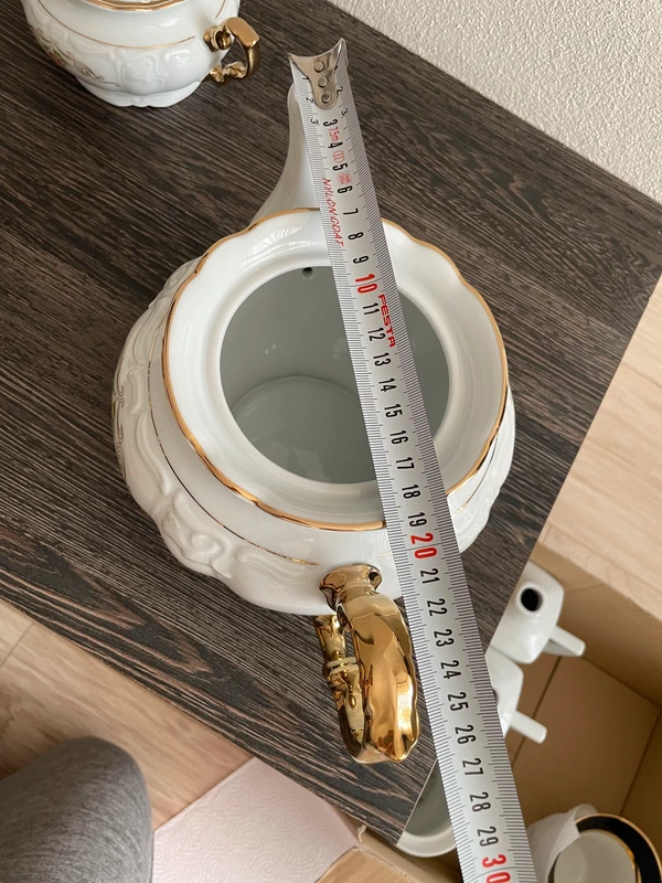 Čajová souprava Marie Louise karlovarský porcelán Thun - 12