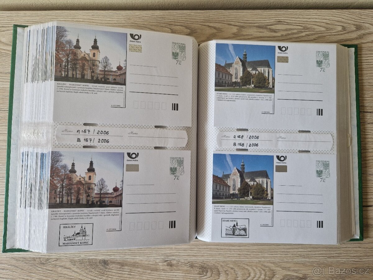 Dopisnice ČR v zásobníku. - 12