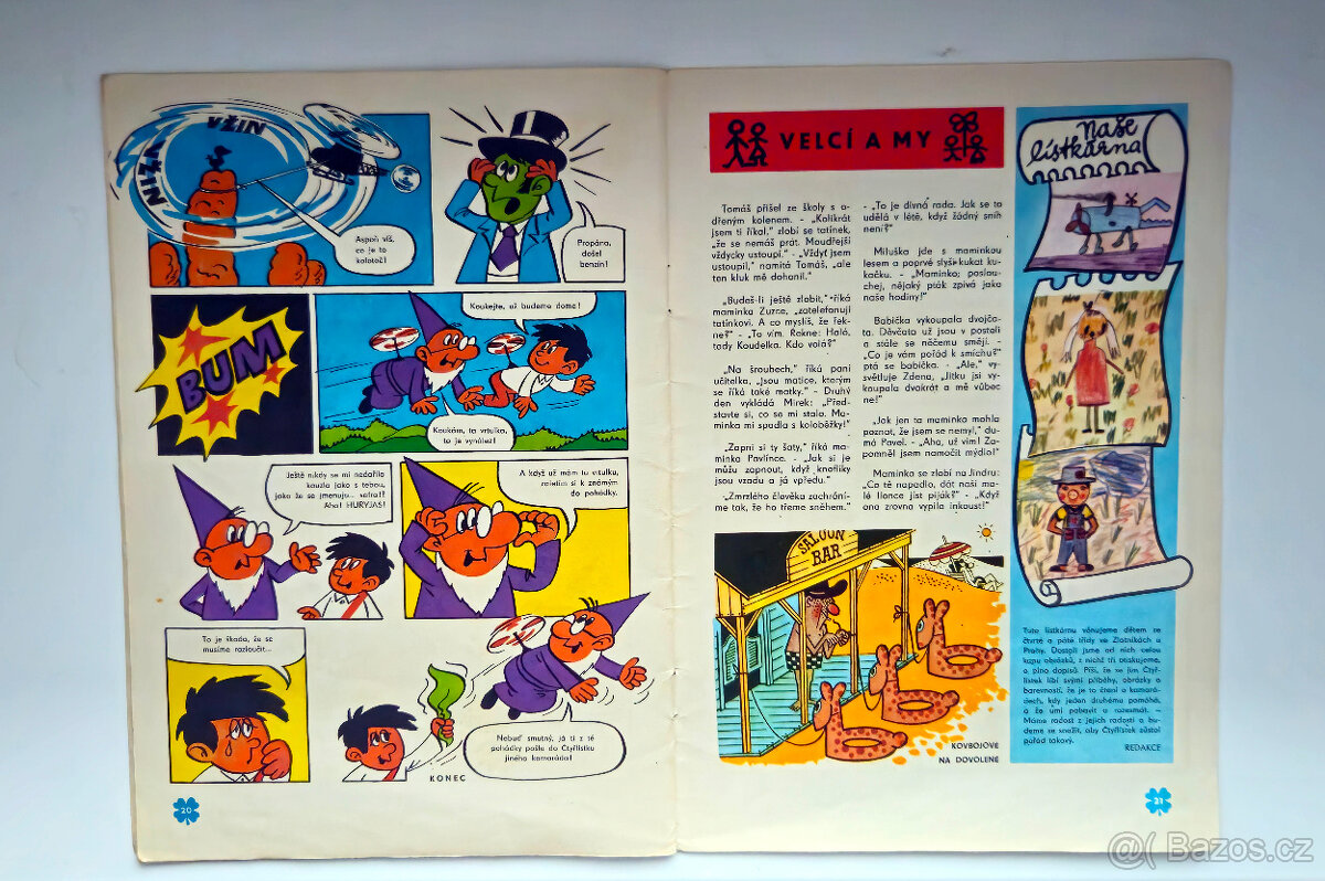 Čtyřlístek č.4 - Na divokém západě - Original 1969 - 12