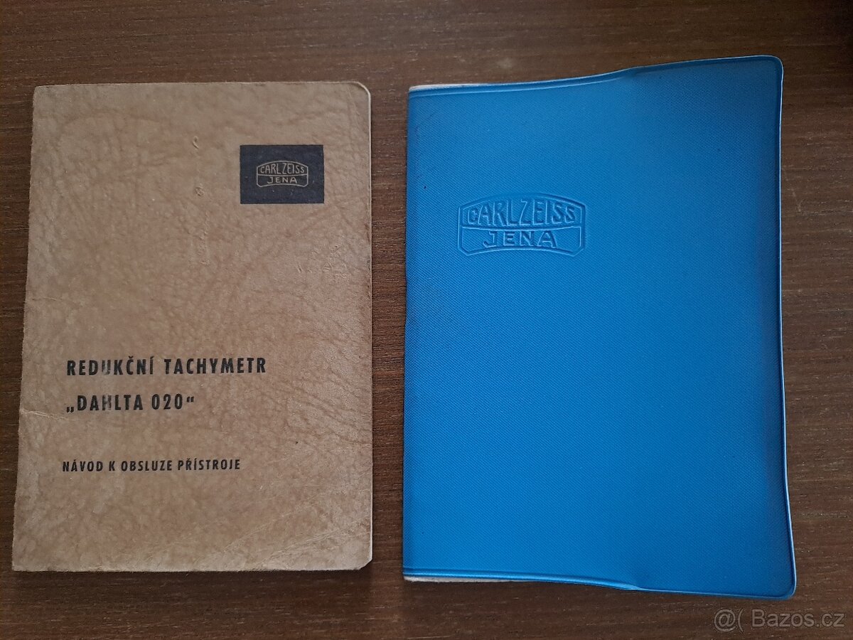 Carl Zeiss Jena Theo 020 –historický theodolit, kufr, návody - 12