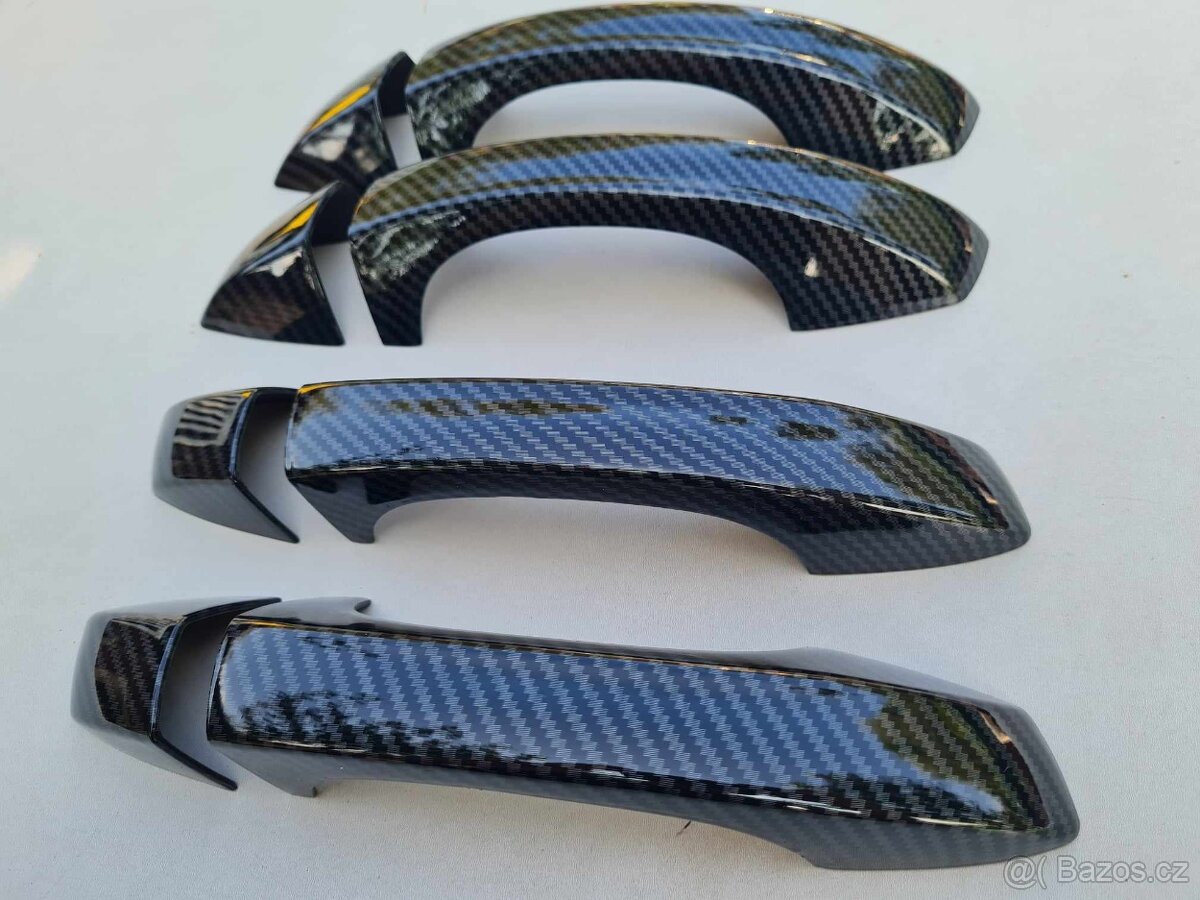 KARBONOVÉ klučky krytky klučiek pre ŠKODA VOLKSWAGEN - 12