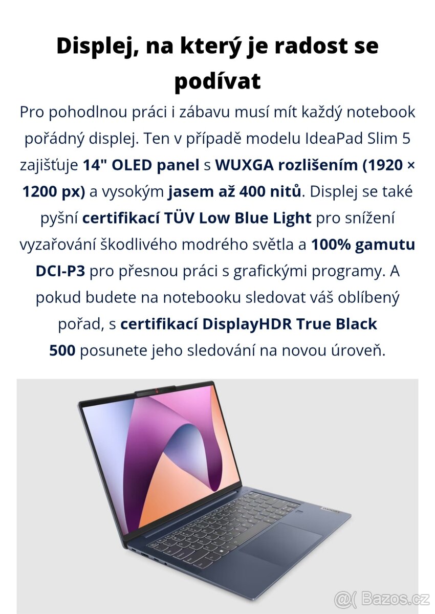 Lenovo IdeaPad slim 5 14" oled ahp9 - 12