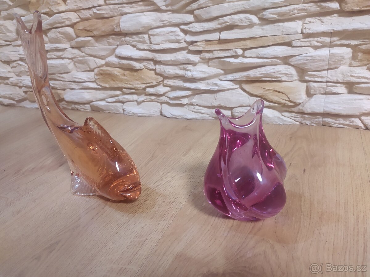 KOLEKCE HUTNÍHO SKLA - 5ks - 12