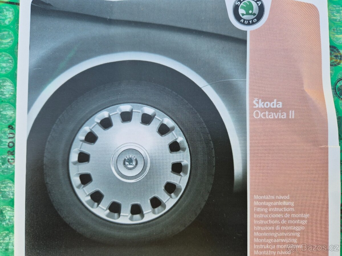 16" kryty kol (poklice) Škoda Octavia sada 4kusů CDB600001 - 12
