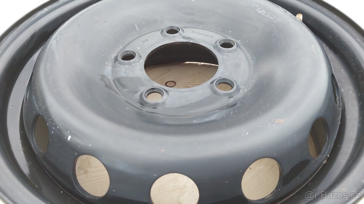 1ks Disk Renault Master 6,5x16 ET66 Černý - 12