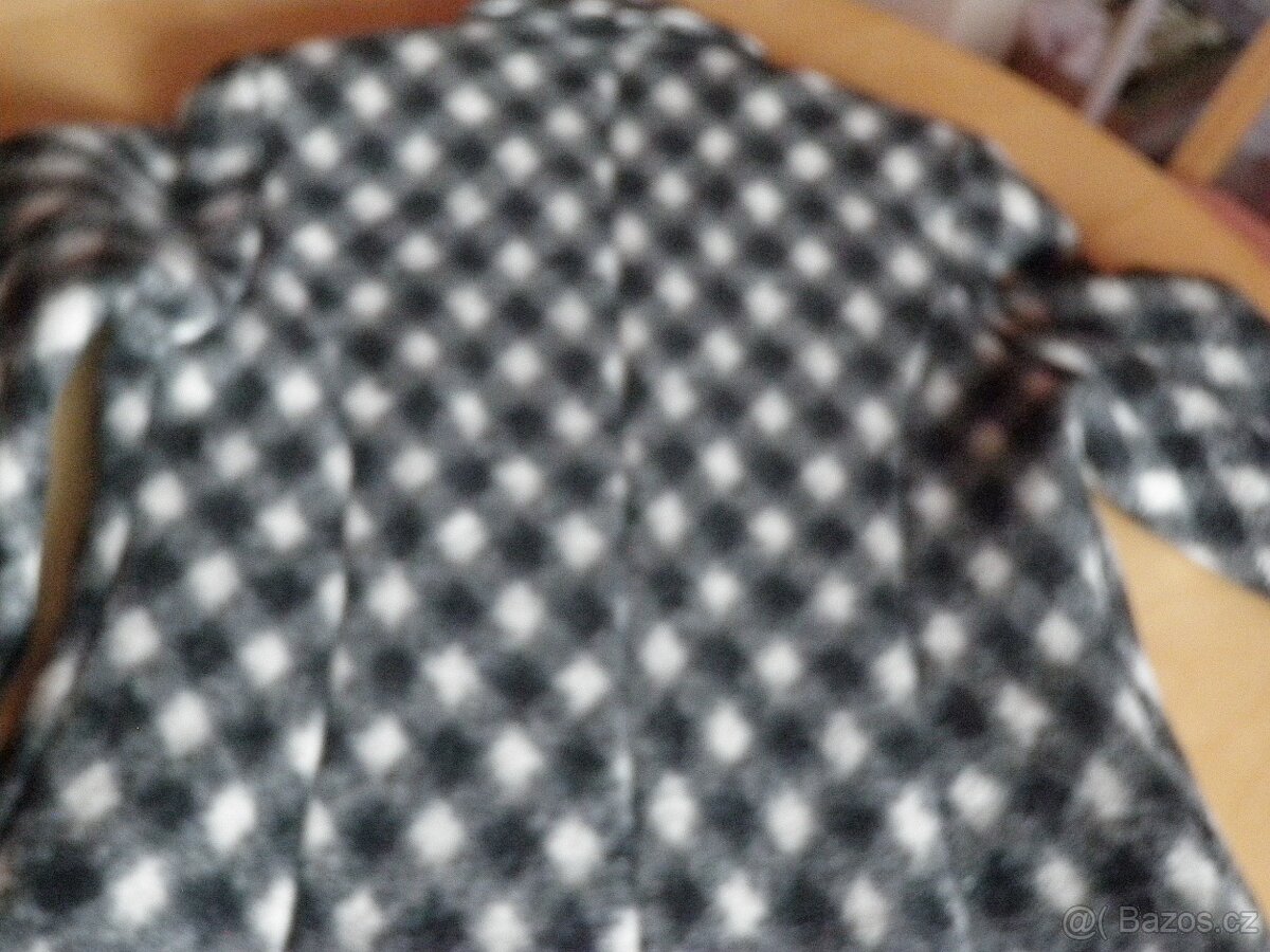 dámský vlněný značkový kabát - vel.38 - 12