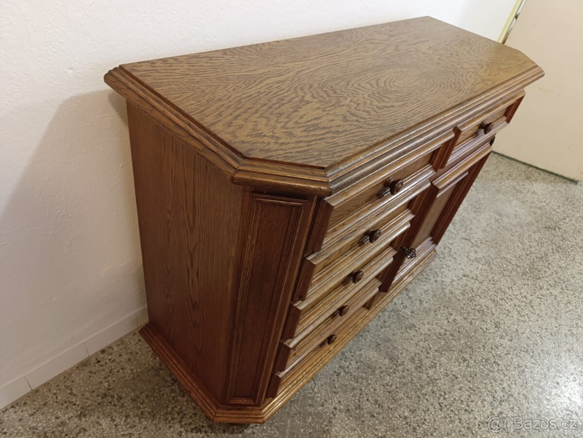 Rustikální komoda, masív, Nábytek s příběhem - 12