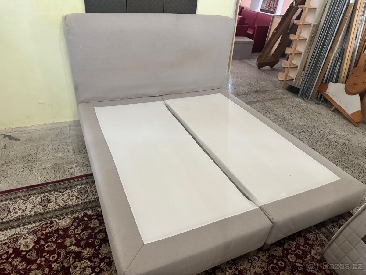 Luxusní boxspring postel IKEA mjolvik 180x200 - 12