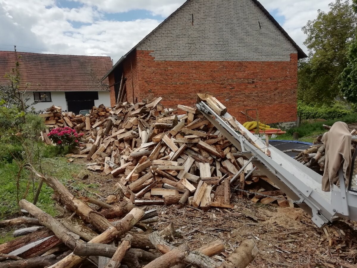 Palivové dřevo - štípané, špalíkované + pronájem štípače - 12