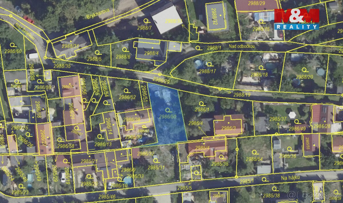 Prodej pozemku k bydlení, 265 m², Praha - 12