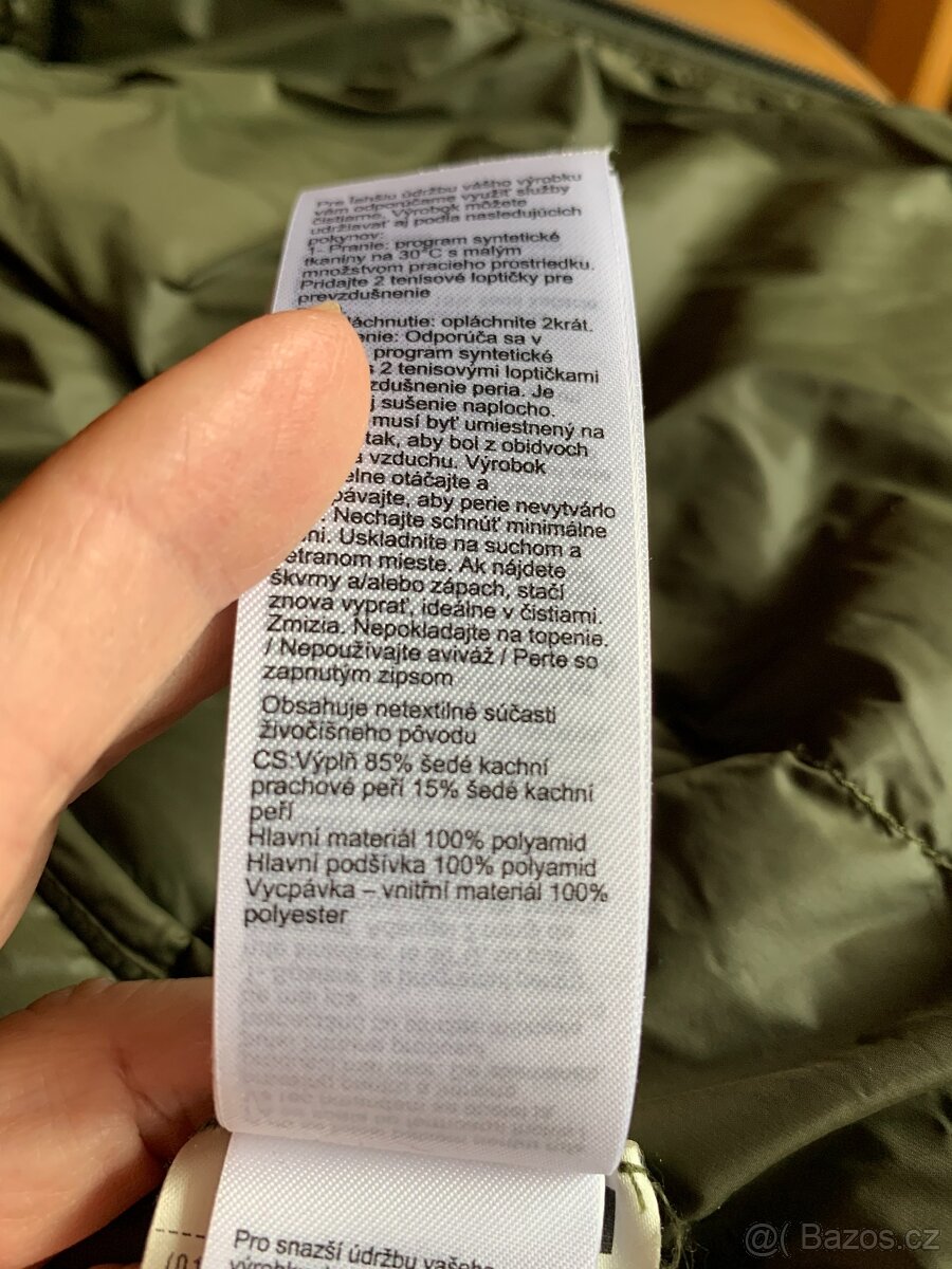 pánská péřová bunda - vel. L - nová - 12