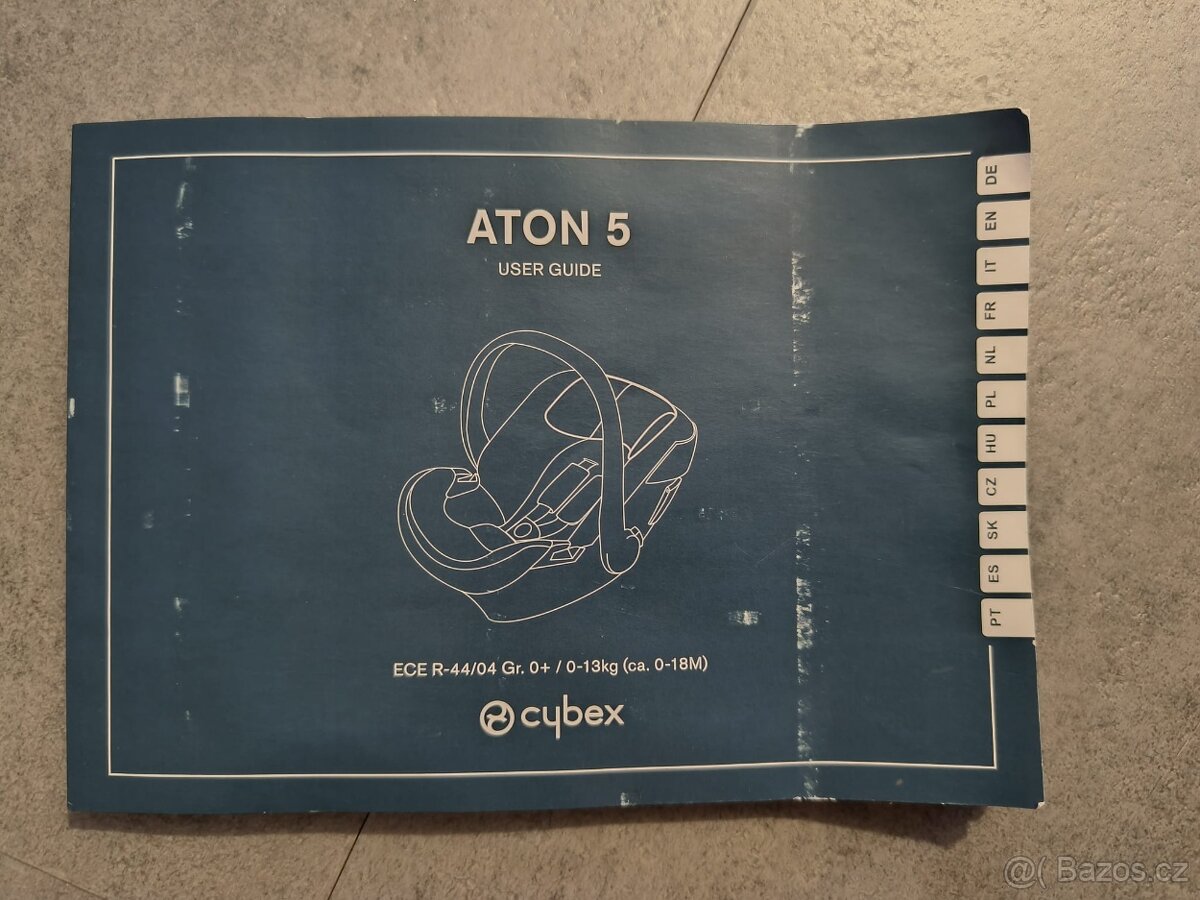 Vajíčko Cybex Aton 5 + Base ISOFIX adaptér - 12