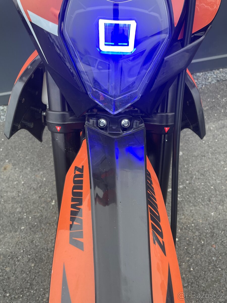 Pitbike Markstore Zuumav K5-250cc PRO 21/18 - oranžová - 12