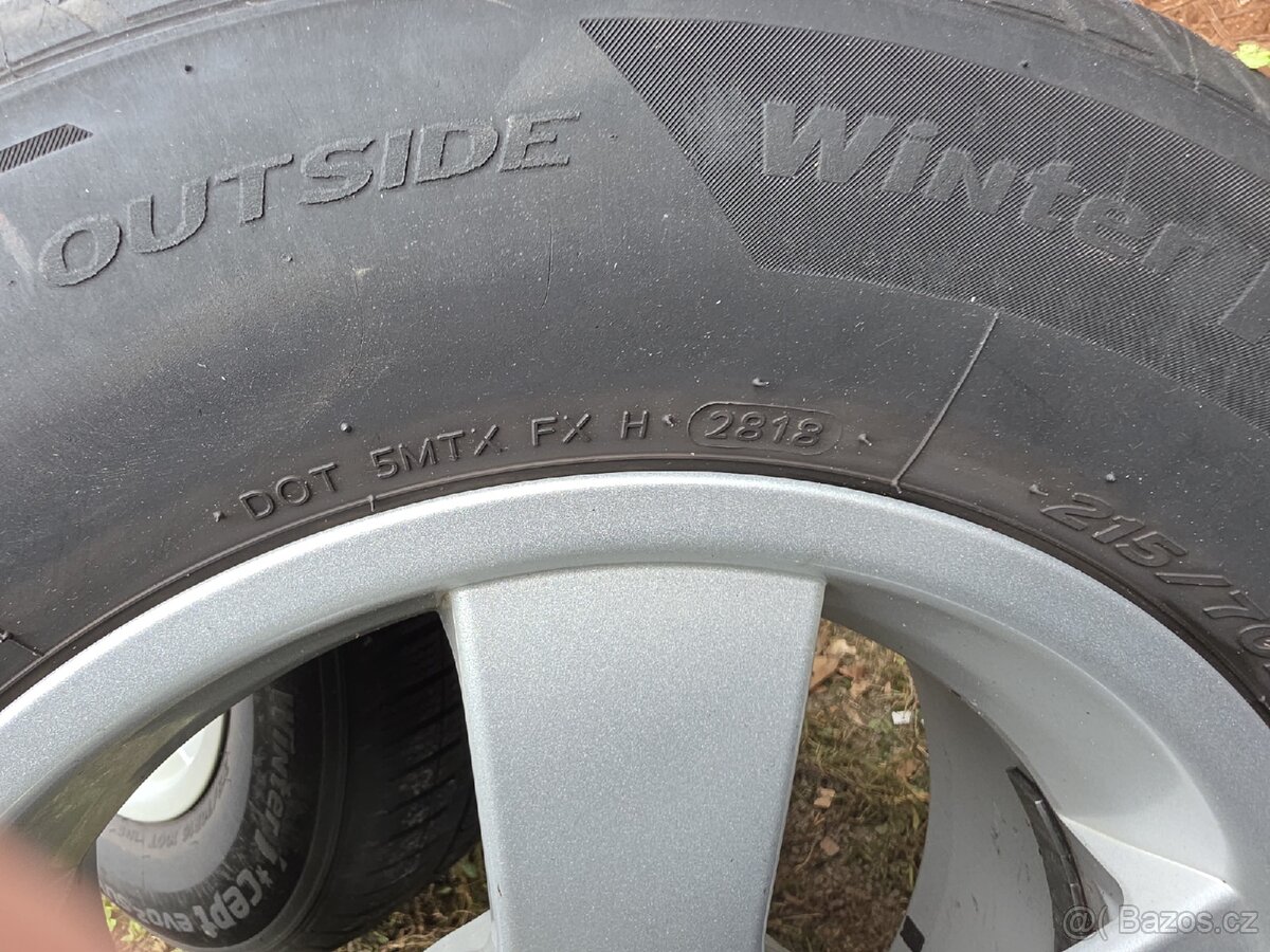 Zimní sada 215/70 R16, 114,3 - 12