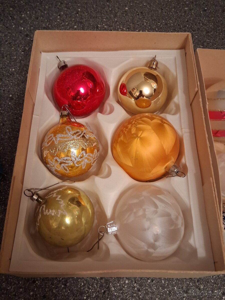 Retro vánoční ozdoby 22ks - 12
