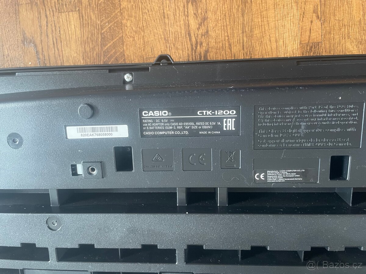 Klávesy Casio CTK-1200 - 12