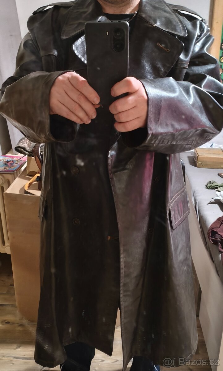 Kožený vojenský kabát - 12