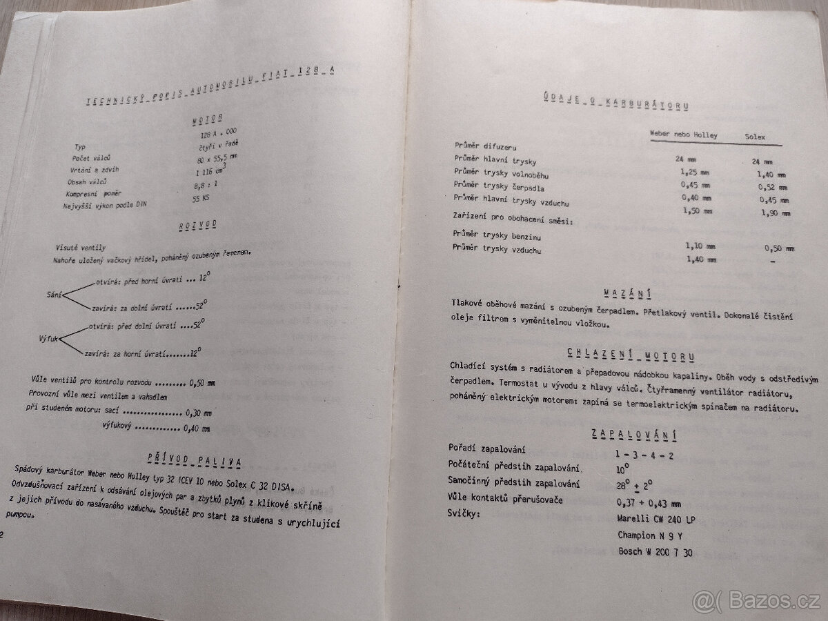 FIAT 128, KATALOG ND, MOTOTECHNA, 1975 - 12