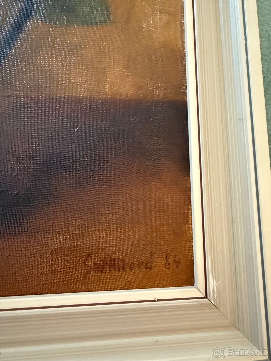 Obrazy z pozůstalosti - akademičtí umělci, olej, pastel aj. - 12