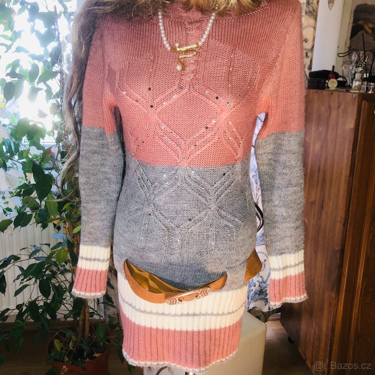 teplesaty# business# longsvetr# pletene# třpytky#svetrovesat - 12