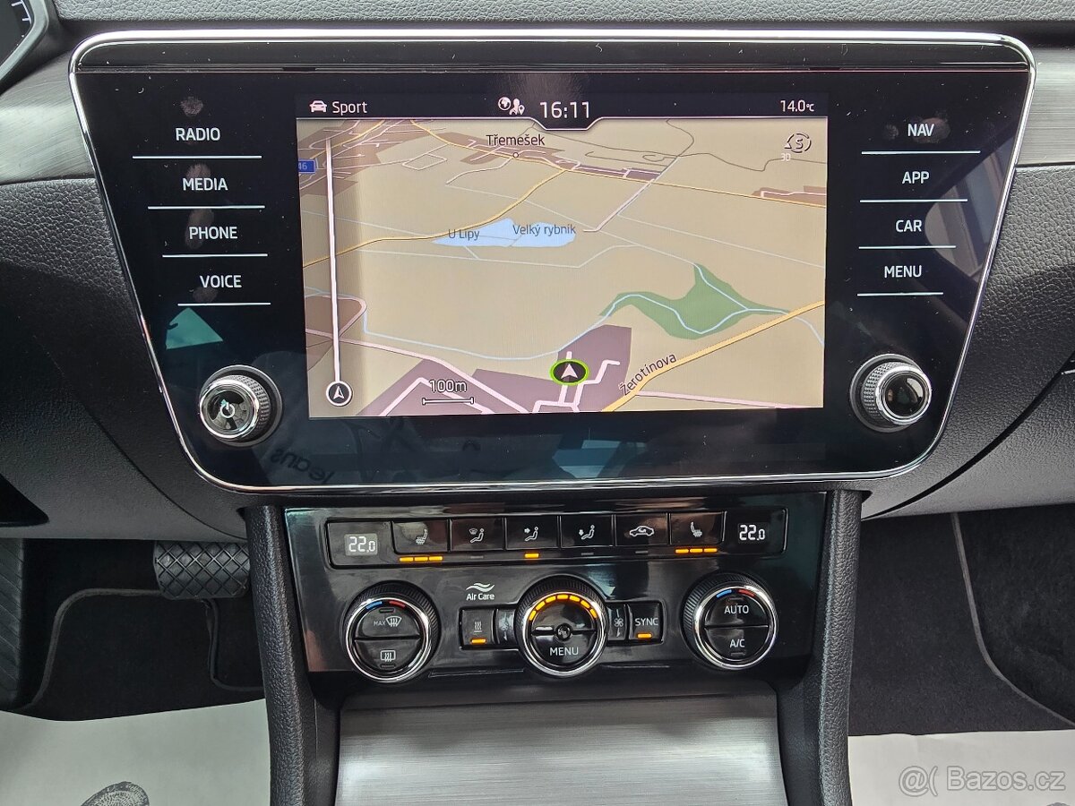 SUPERB 3 2,0TSI 200kW 4x4 DSG STYLE WEBASTO KAMERA NAVI -DPH - 12