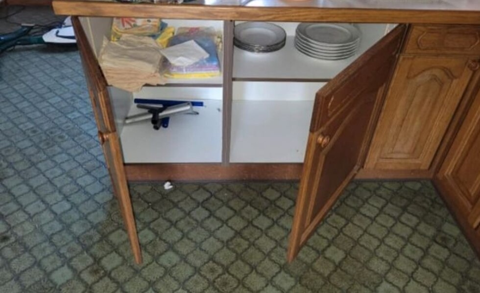 Rustikální dubová linka do U se spotřebiči,6236 - 12